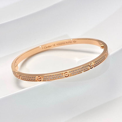 [Camiery] LOVE BRACELET 3.65MM DIAMOND-PAVED