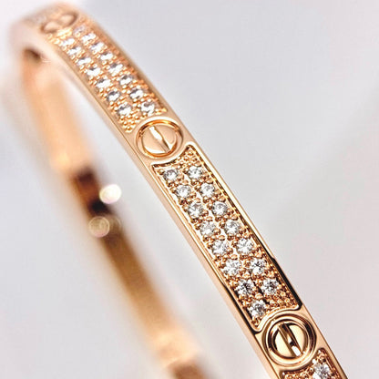 [Camiery] LOVE BRACELET 3.65MM DIAMOND-PAVED