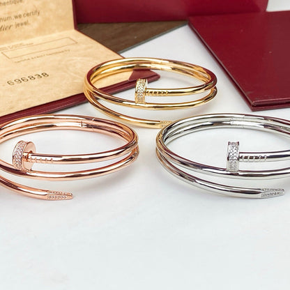 [Camiery] JUSTE BRACELET 3.5MM DOUBLE ROW DIAMOND