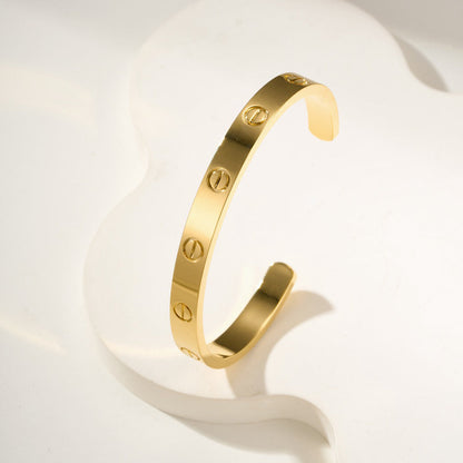[Camiery] LOVE BRACELET 6.1MM OPEN CUFF