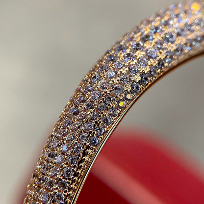 [Camiery] PANTHERE HALF DIAMOND OPEN BRACELET
