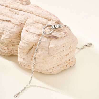 [Camiery] LOVE BRACELET DOUBLE RING