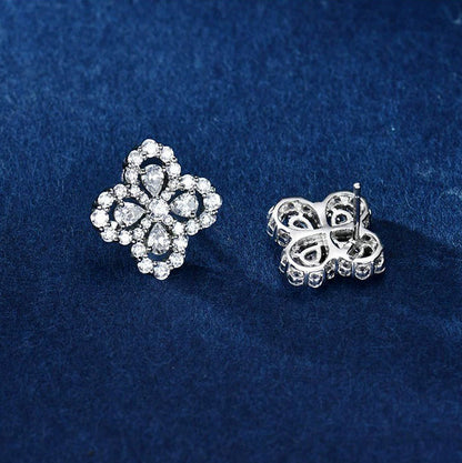[Camiery]LOOP EARRINGS FULL MOTIF DIAMOND 16MM