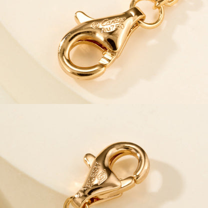 [Camiery] LOVE DOUBLE RING FULL DIAMOND BRACELET
