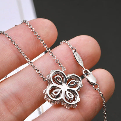 [Camiery]LOOP NECKLACE FULL MOTIF DIAMOND 16MM MULTIPLE COLORS