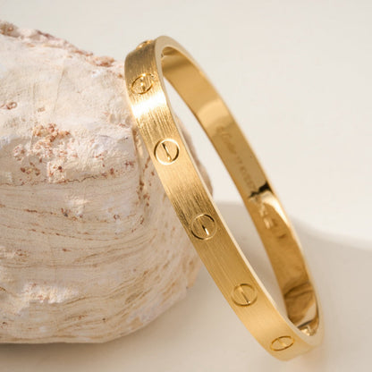 [Camiery] LOVE BRACELET 6.1MM BRUSHED