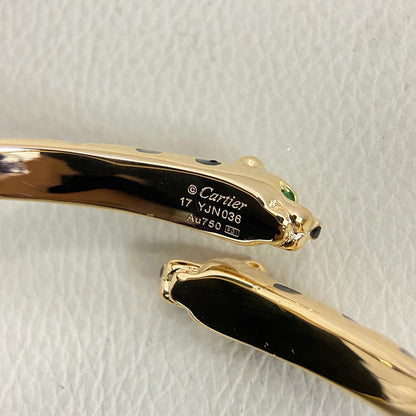 [Camiery] PANTHERE DOUBLE HEADED OPEN BRACELET