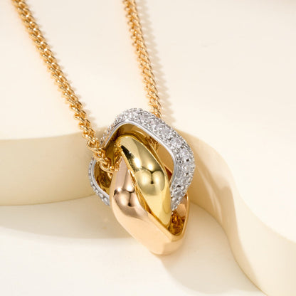 [Camiery] TRINITY CUSHION NECKLACE COLLECTION