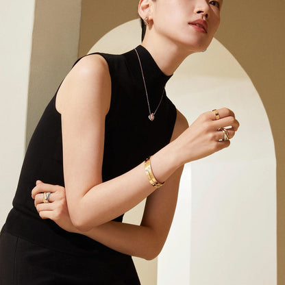 [Camiery] TRINITY CUSHION NECKLACE COLLECTION