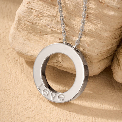 [Camiery] LOVE NECKLACE 16MM  FULL DIAMOND