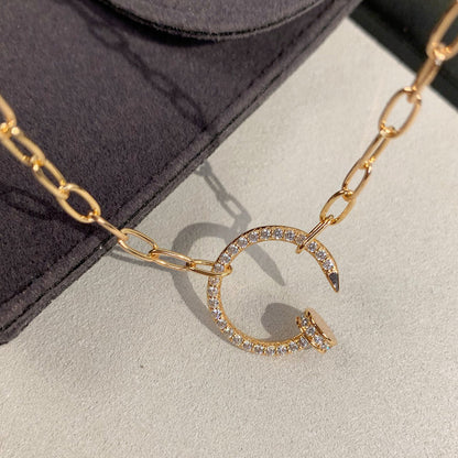 [Camiery] JUSTE NECKLACE FULL DIAMONDS