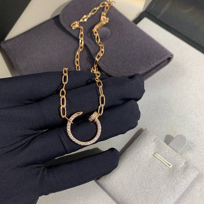 [Camiery] JUSTE NECKLACE FULL DIAMONDS