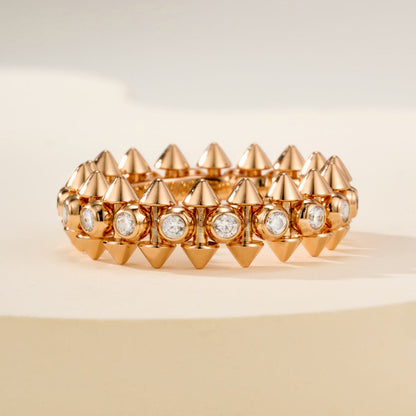 [Camiery] CLASH 6.8MM DIAMOND MEDIUM RING