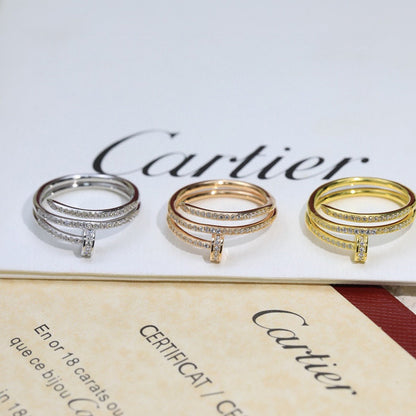 [Camiery] JUSTE RING 4.8MM FULL DIAMOND