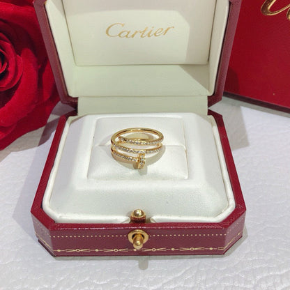 [Camiery] JUSTE RING 4.8MM FULL DIAMOND
