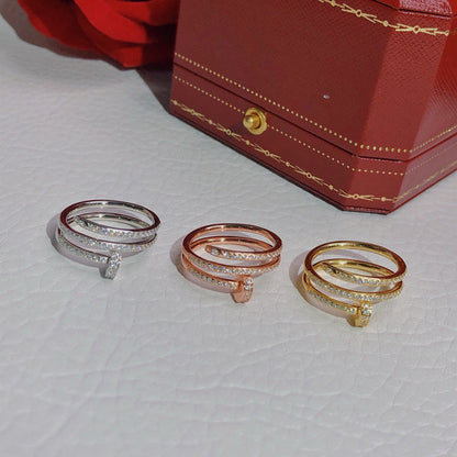[Camiery] JUSTE RING 4.8MM FULL DIAMOND