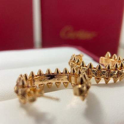 [Camiery] CLASH 6.4MM FULL DIAMOND SMALL EARRINGS