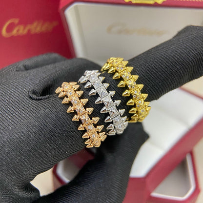 [Camiery] CLASH 6.4MM SMALL FULL DIAMOND RING
