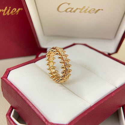 [Camiery] CLASH 6.4MM SMALL FULL DIAMOND RING