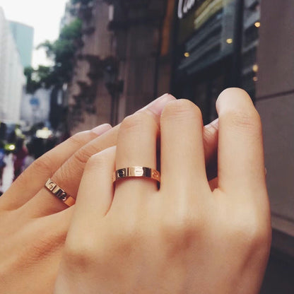 [Camiery] LOVE RING 3.6 MM NO DIAMOND