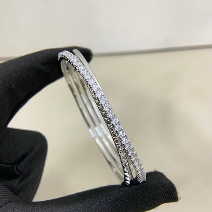 [Camiery] ETINCELLE HALF-PAVED DIAMOND BRACELET