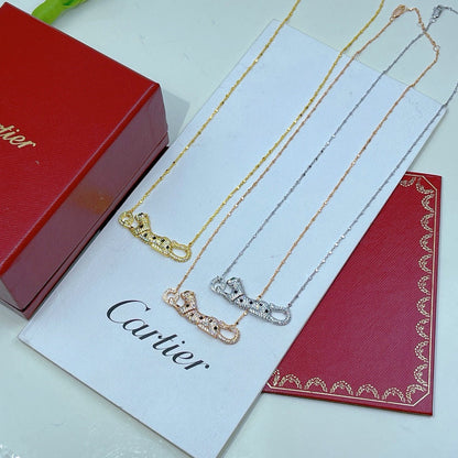 [Camiery] PANTHERE PAVED DIAMOND NECKLACE