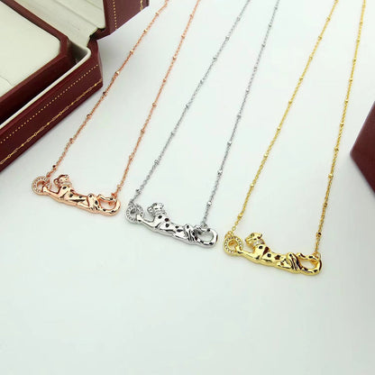 [Camiery] PANTHERE FULL DIAMOND NECKLACE