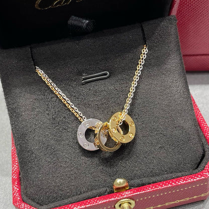 [Camiery] LOVE 6 DIAMOND PENDANT NECKLACE