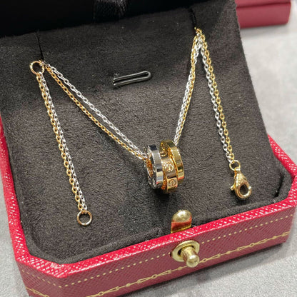 [Camiery] LOVE 6 DIAMOND PENDANT NECKLACE
