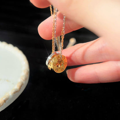 [Camiery] LOVE 6 DIAMOND PENDANT NECKLACE