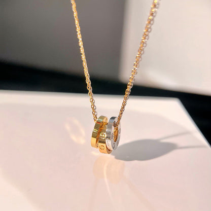 [Camiery] LOVE 6 DIAMOND PENDANT NECKLACE