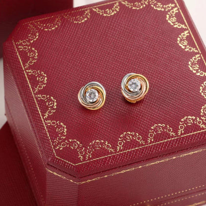 [Camiery] TRINITY STUD DIAMOND EARRINGS