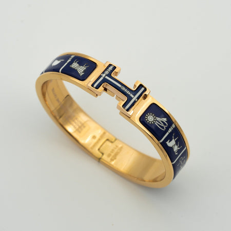 [Camiery]H BRACELET BLUE CERAMIC