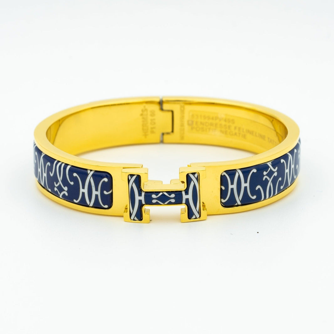 [Camiery]H BRACELET BLACK MULTICOLOR