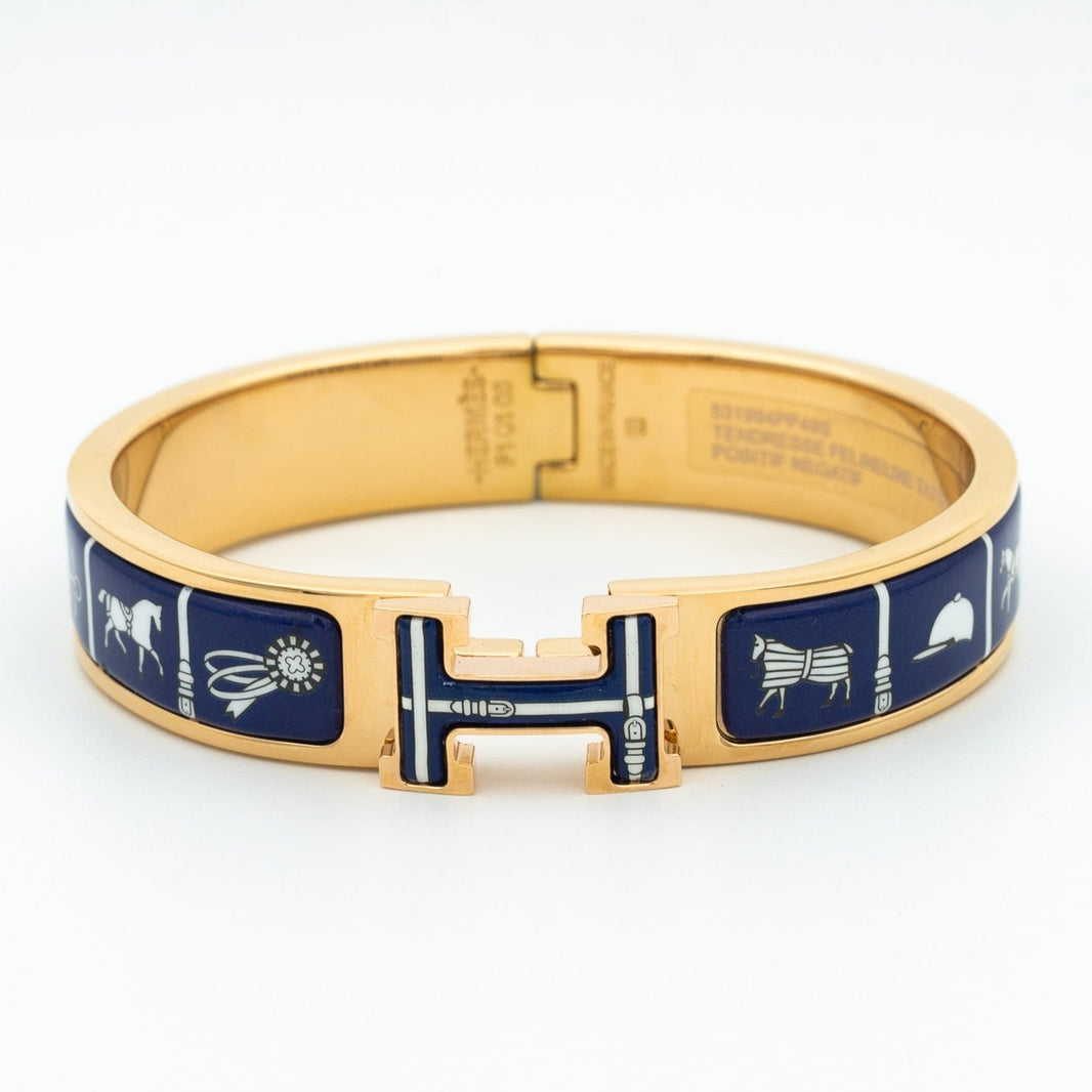 [Camiery]H BRACELET BLUE CERAMIC