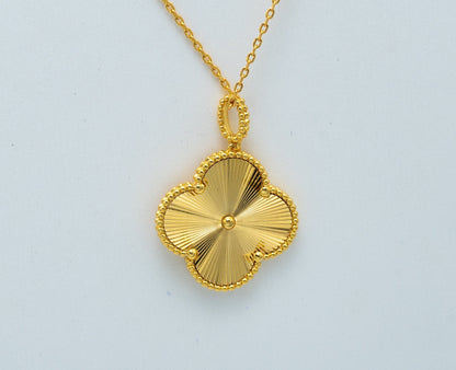 [Camiery]CLOVER 25MM PEDANT NECKLACE GOLD