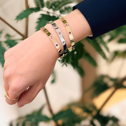 [Camiery]2026 RAINBOW LOVE BRACELET 6.1MM  10 DIAMONDS