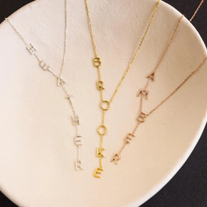 Lariat Name Necklace