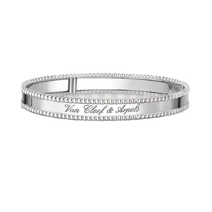 [Camiery]CLOVER PERLEE BRACELET SIGNATURE ENGRAVING SERIES