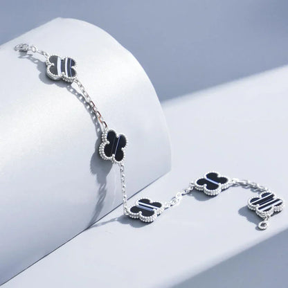 [Camiery] CLOVER 5 MOTIF PULSAR STONE BRACELET COLLECTION