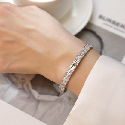 [Camiery]KELLY BRACELET DIAMOND PAVED