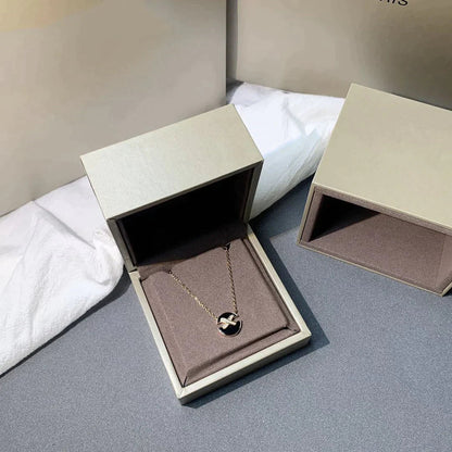 [Camiery]JEUX DE ROSE GOLD DIAMOND NECKLACE