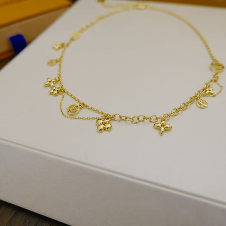 [Camiery]BLOOMING SUPPLE NECKLACE BRASS