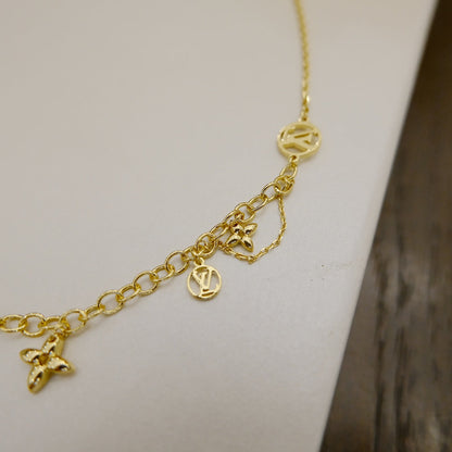 [Camiery]BLOOMING SUPPLE NECKLACE BRASS