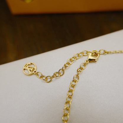[Camiery]BLOOMING SUPPLE NECKLACE BRASS