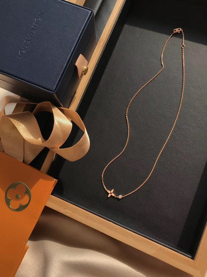 [Camiery]BLOSSOM PENDANT PINK GOLD AND DIAMOND