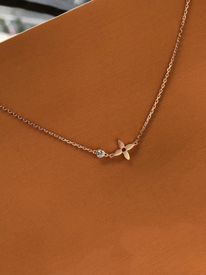 [Camiery]BLOSSOM PENDANT PINK GOLD AND DIAMOND