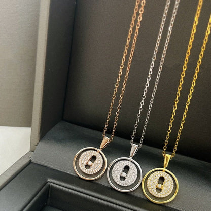 [Camiery]LUCKY MOVER PM PAVED NECKLACE