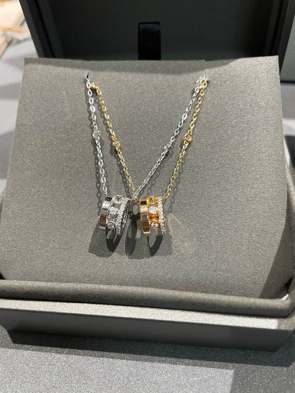 [Camiery]CHAIN MOVE ROMANE PEDAND NECKLACE