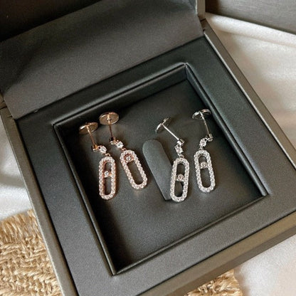 [Camiery]DORMEUSES MOVE UNO DIAMOND EARRINGS